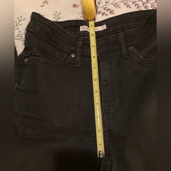 Levi’s 721 High Rise Skinny Black jeans • Size 27/4 R • NWOT • new, never worn - Picture 3 of 5